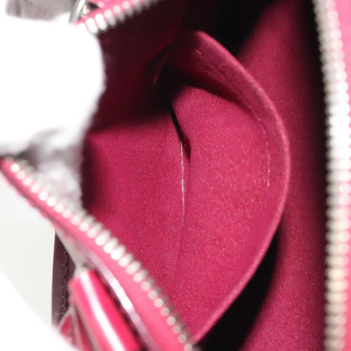 Louis Vuitton Alma Epi, Pink, Leather, Handbag