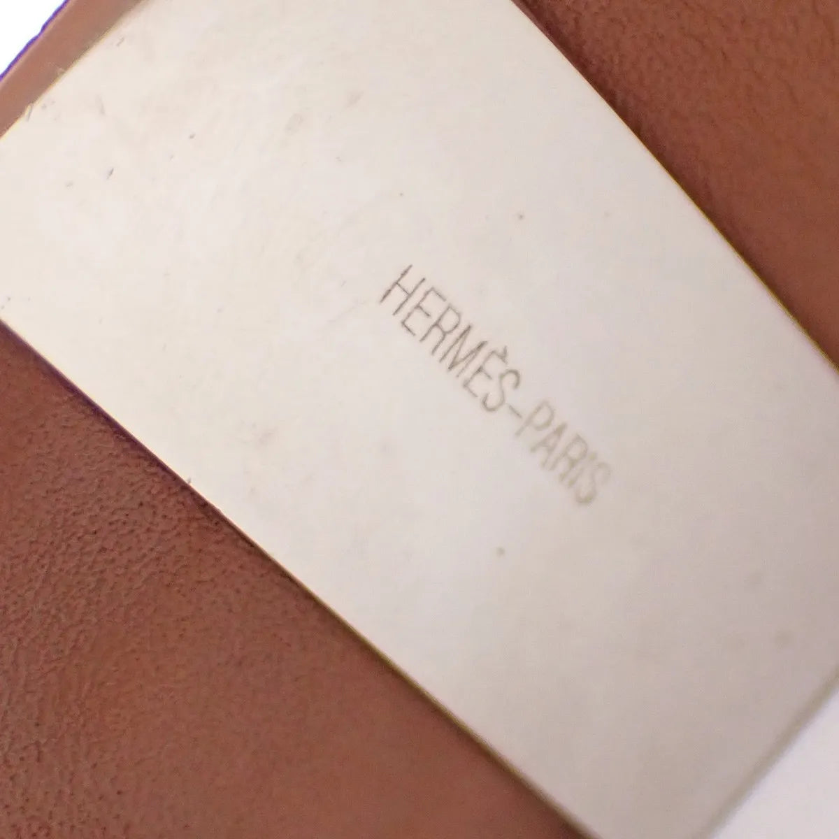 Hermes Collier de Chien Leather, Orange, Leather, Bracelet