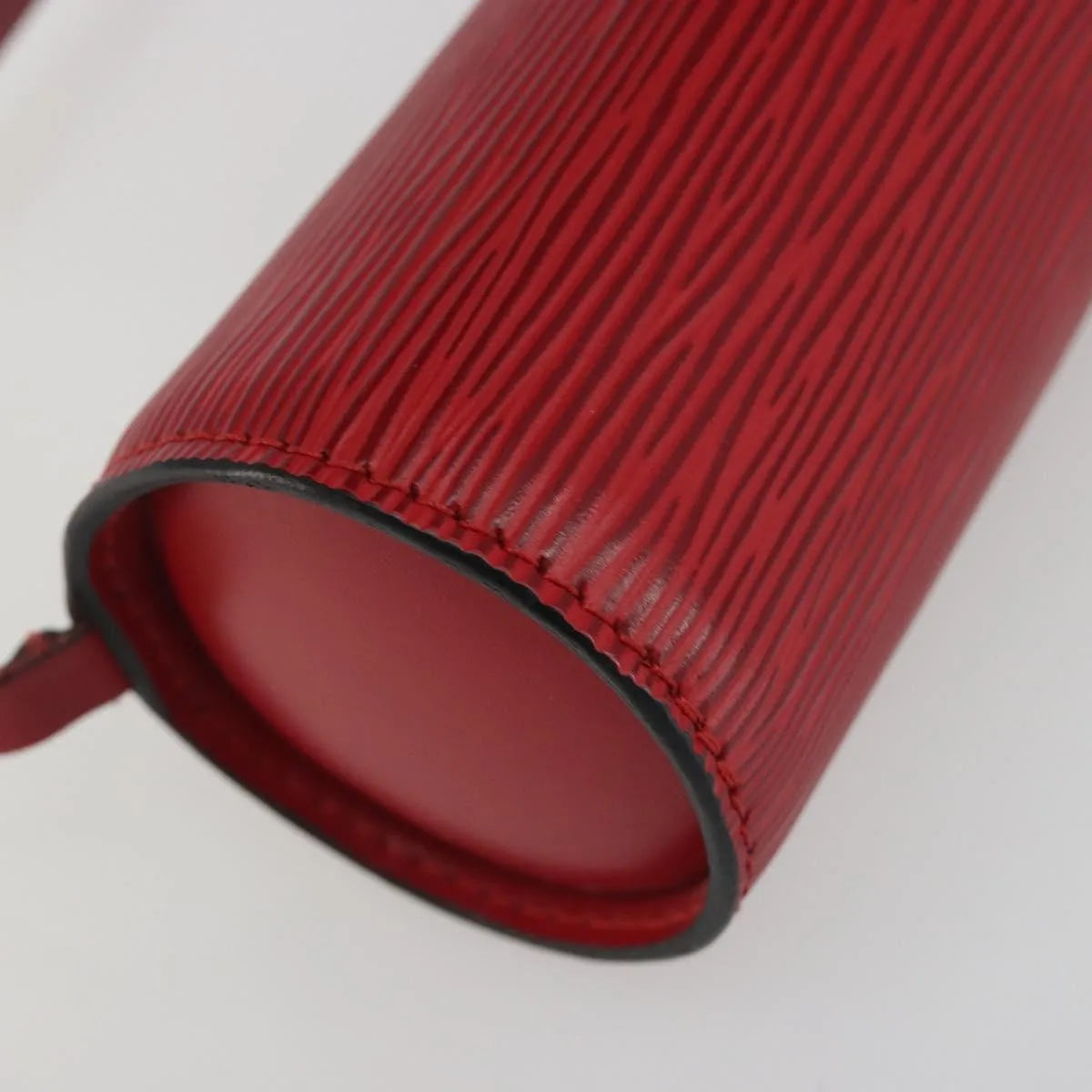 Louis Vuitton Soufflot Pochette Epi Leather, Red, Leather, Clutch