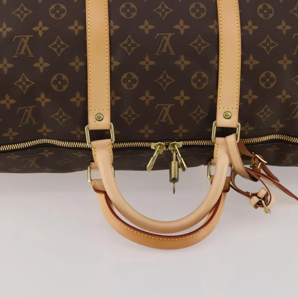 Louis Vuitton Keepall Monogram Canvas, Brown, Canvas, Travel Bag