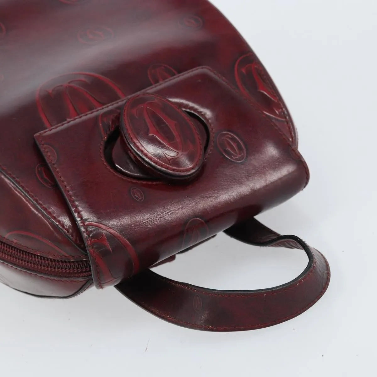 cartier Happy birthday Patent leather, Burgundy, Patent Leather, Backpack