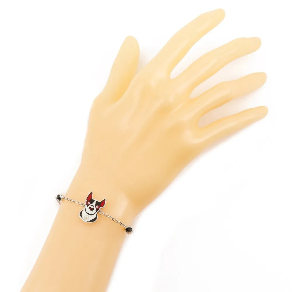 Gucci Bosco Sterling Silver and Enamel, Silver, Silver, Bracelet