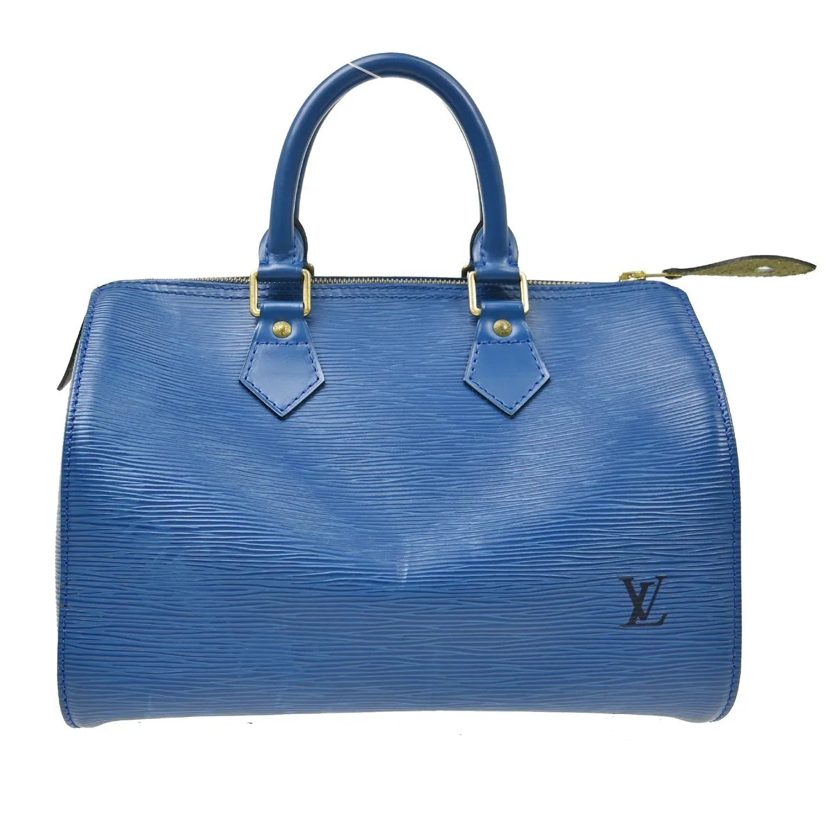 Louis Vuitton Speedy Epi Leather, Blue, Leather, Handbag