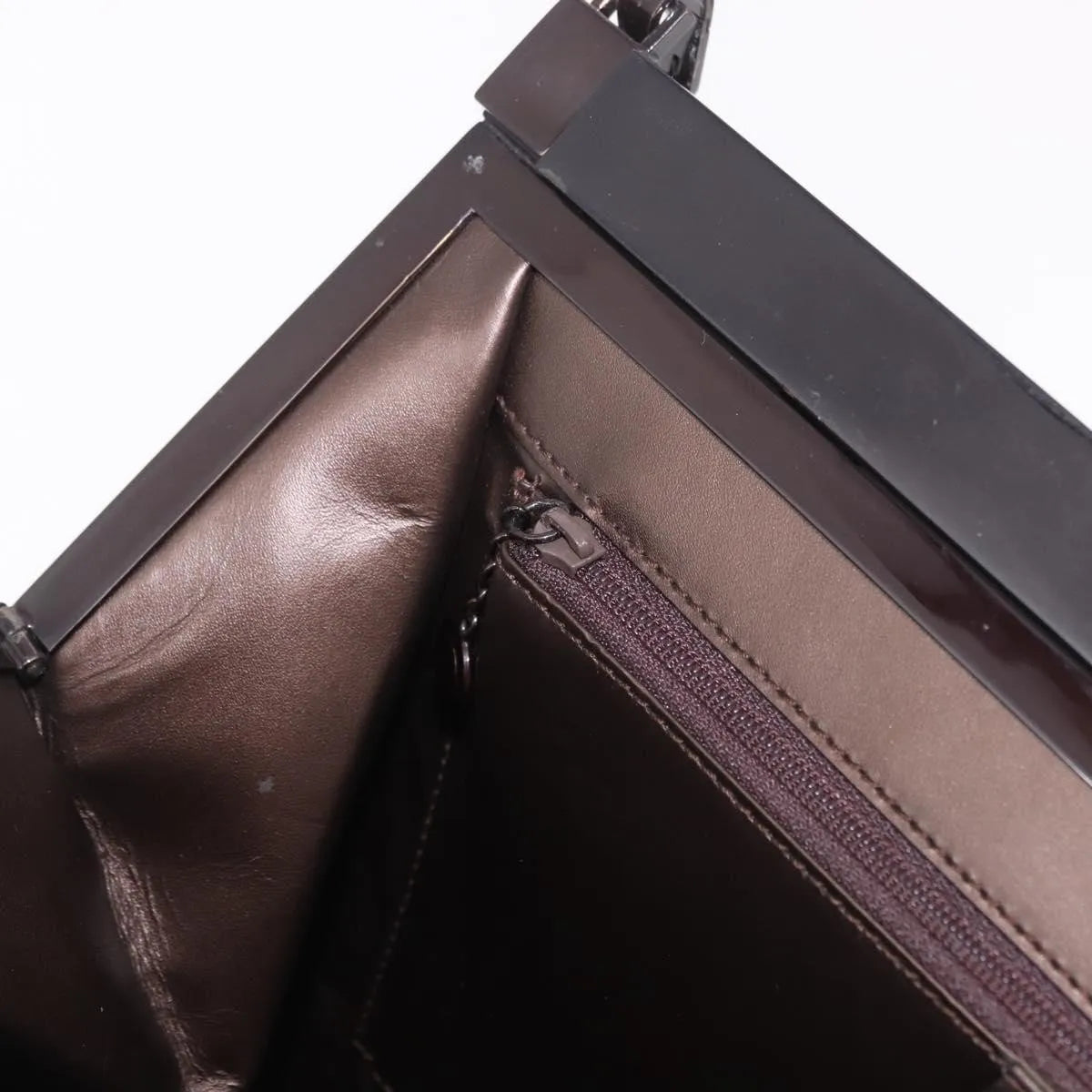 Gucci Vintage Leather, Brown, Leather, Shoulder Bag