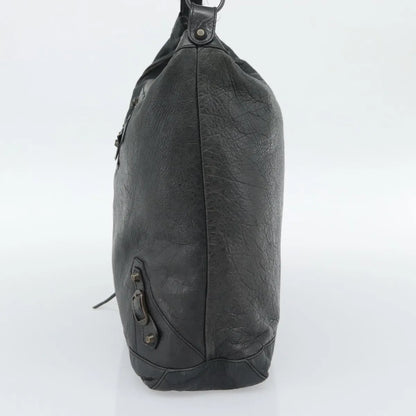 Balenciaga Giant Studs Day Hobo Leather, Green, Leather, Shoulder Bag