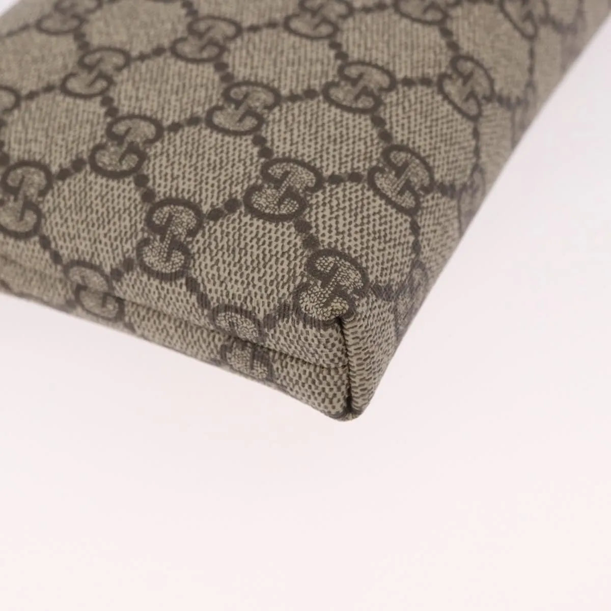 Gucci Pochette GG Canvas, Beige, PVC, Clutch