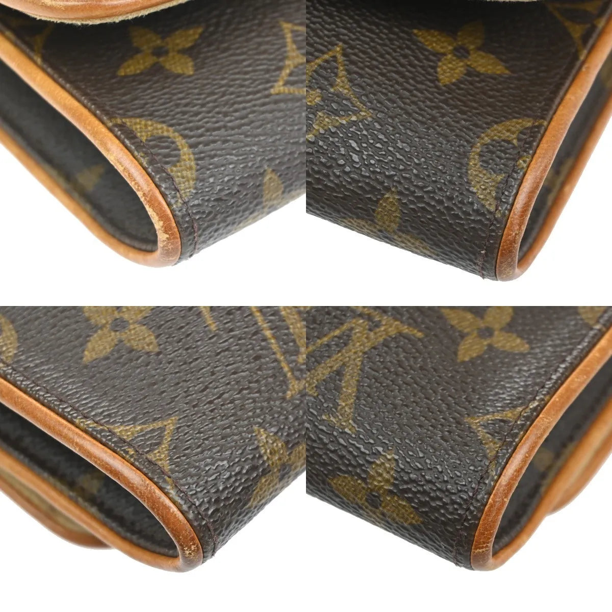 Louis Vuitton Twin Monogram Canvas, Brown, Canvas, Clutch