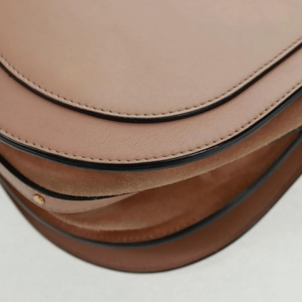 Chloe Nile Leather, Pink, Leather, Handbag
