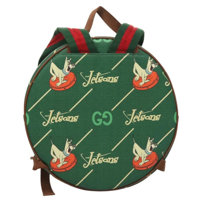 Gucci The Jetsons Web Sherry Line Roun Jetsons Web Sherry Line PVC, Green, PVC, Backpack