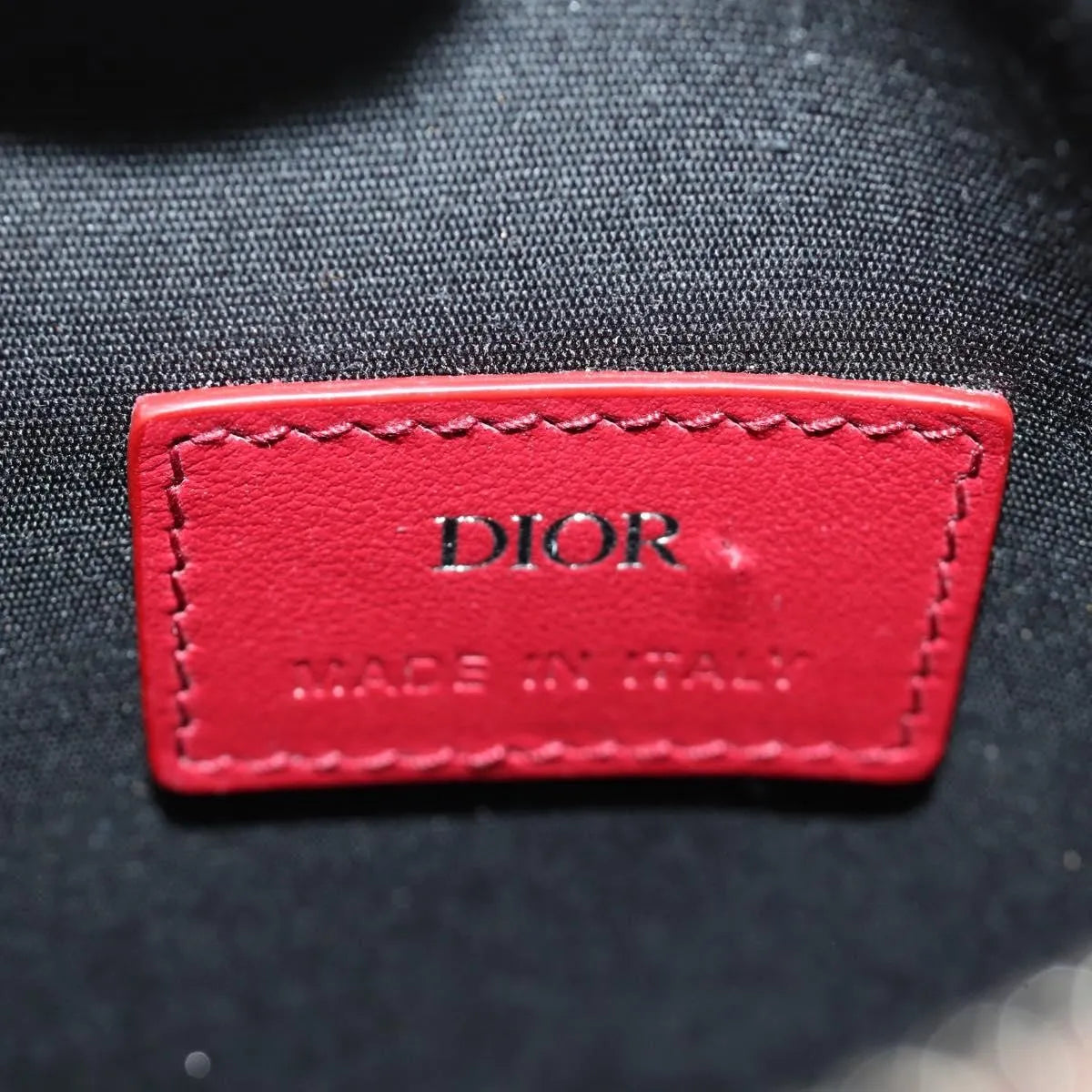 Christian Dior World Tour Zip Messenger Oblique Galaxy Leather, Red, Canvas, Shoulder Bag