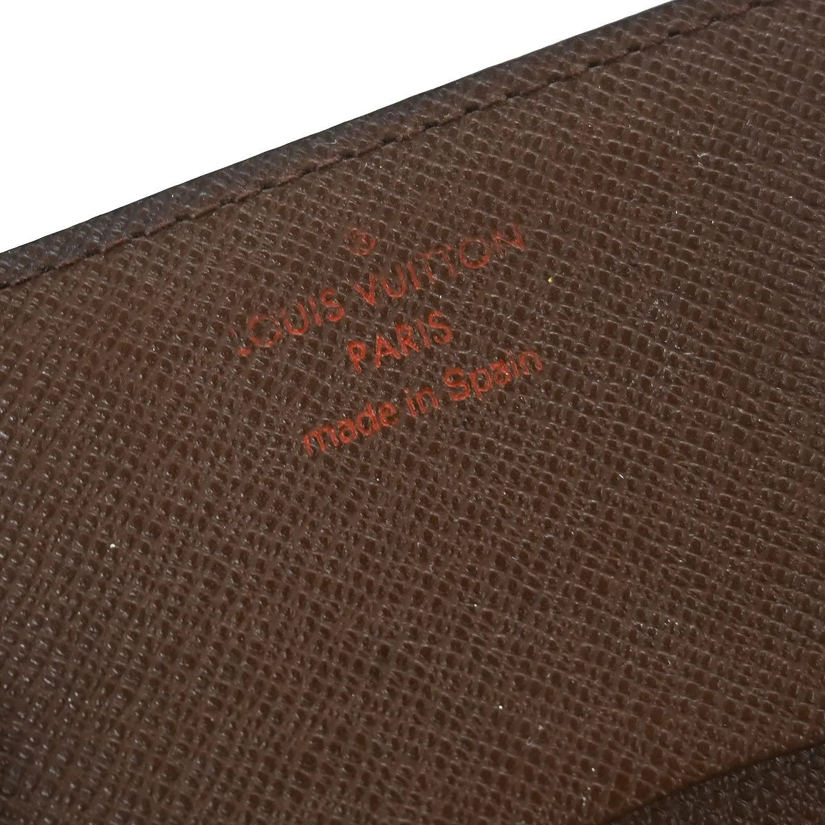 Louis Vuitton Bifold Damier, Brown, Canvas, Wallet