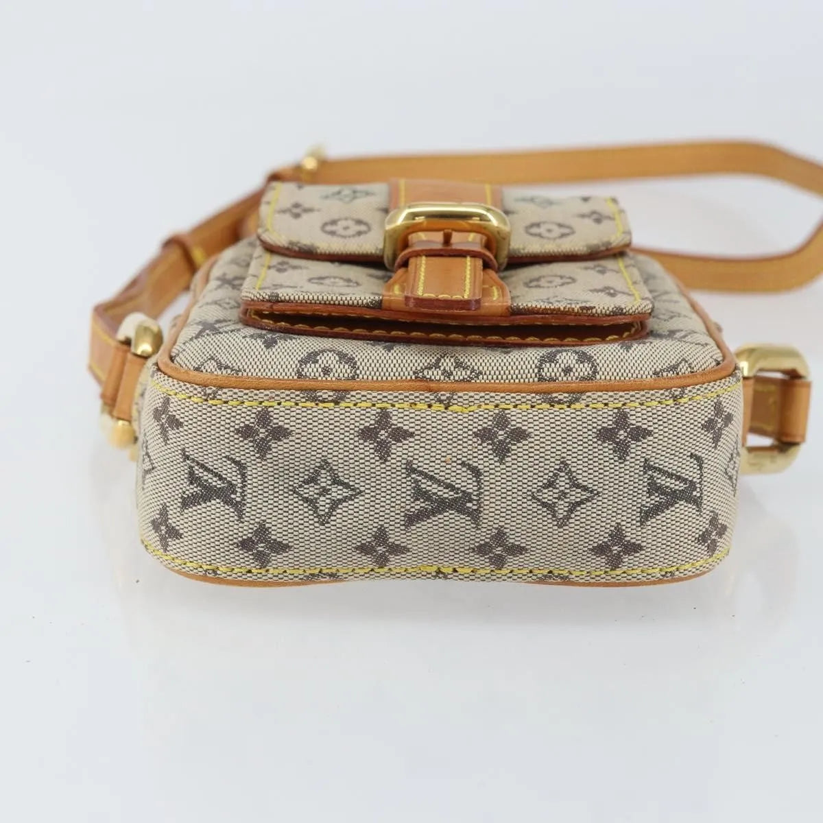Louis Vuitton Juliette Mini Lin, Blue, Canvas, Shoulder Bag