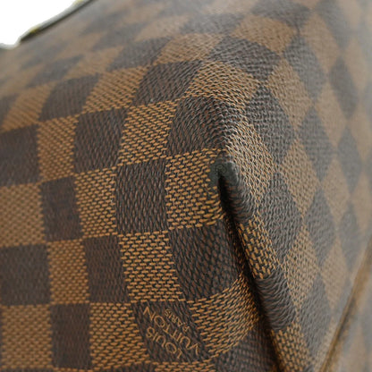 Louis Vuitton Iena Tote Damier, Brown, Canvas, Tote Bag