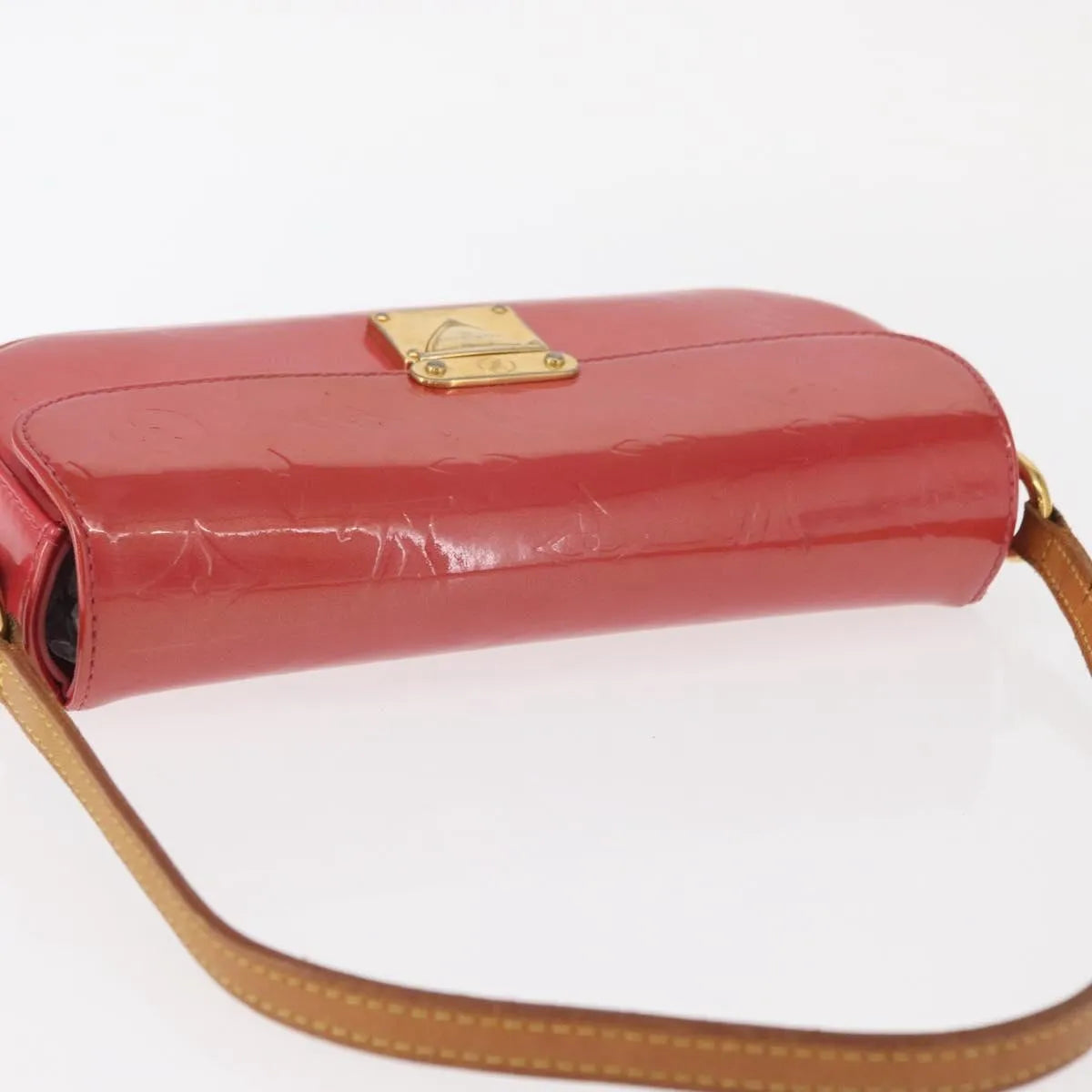 Louis Vuitton Malibu Street Monogram Vernis, Pink, Patent Leather, Handbag