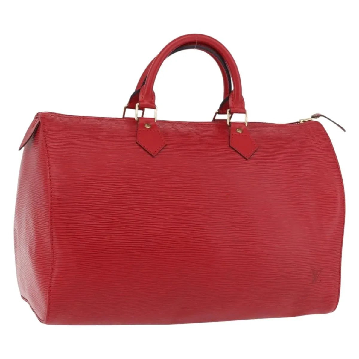 Louis Vuitton Speedy Epi Leather, Red, Leather, Handbag