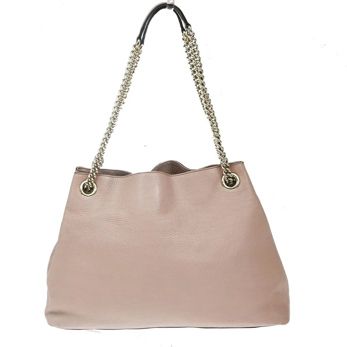 Gucci Soho Chain Strap Leather, Pink, Leather, Shoulder Bag