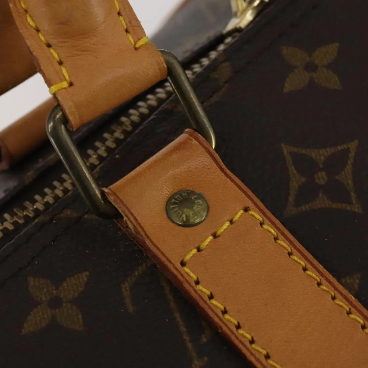 Louis Vuitton Keepall Monogram Canvas, Brown, Canvas, Travel Bag