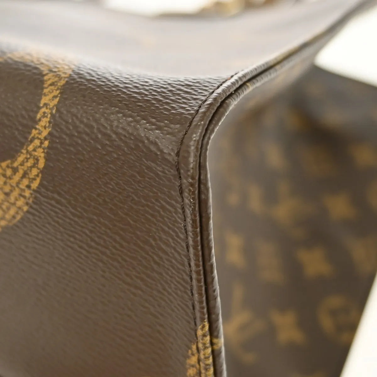 Louis Vuitton OnTheGo Monogram, Brown, Canvas, Tote Bag