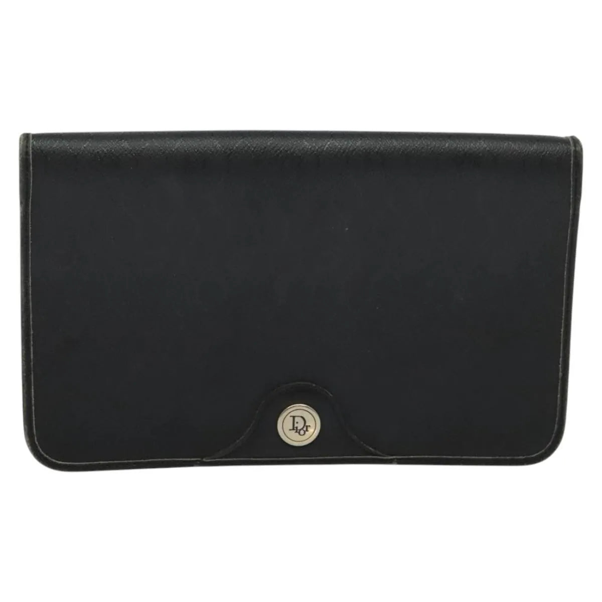 Christian Dior Vintage Honeycomb Canvas, Black, Canvas, Shoulder Bag
