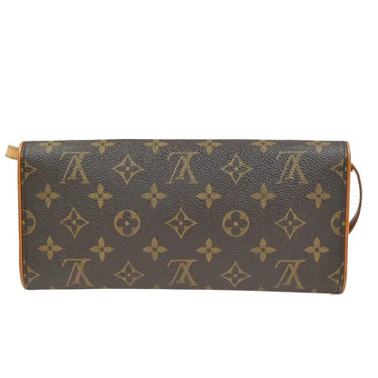 Louis Vuitton Twin Monogram Canvas, Brown, Canvas, Clutch