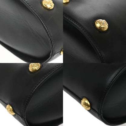 Salvatore Ferragamo Vintage Leather, Black, Leather, Shoulder Bag