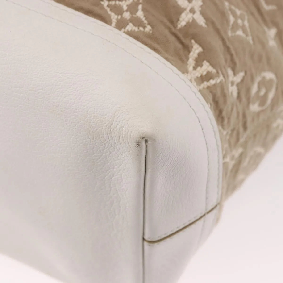 Louis Vuitton Besace Handbag Monogram Sabbia, Beige, Canvas, Shoulder Bag