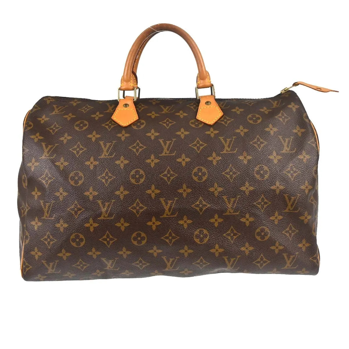 Louis Vuitton Speedy Monogram, Brown, Canvas, Handbag