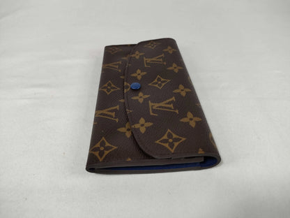 Louis Vuitton Emilie Monogram Canvas, Brown, Canvas, Wallet