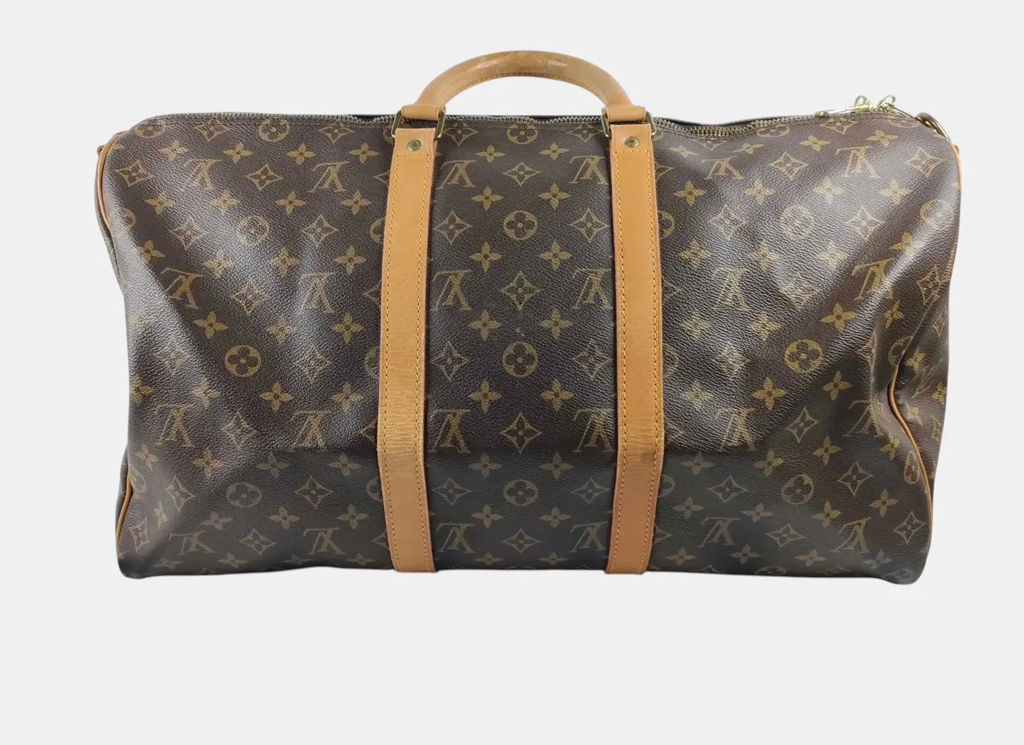 Louis Vuitton Keepall Bandouliere Monogram Canvas, Brown, Canvas, Travel Bag