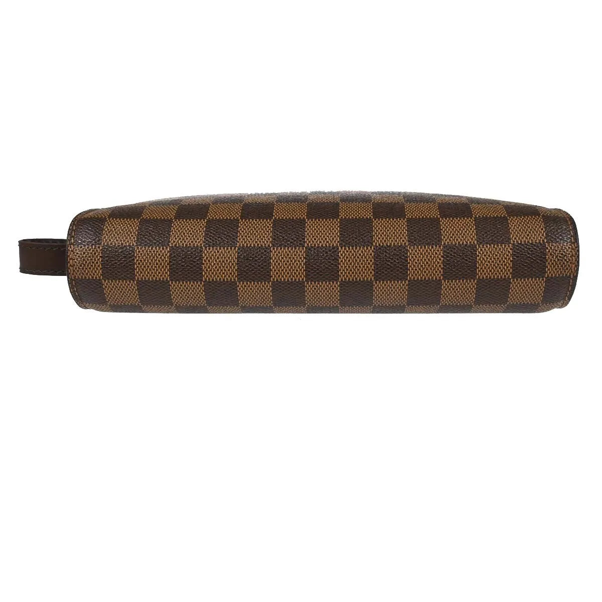 Louis Vuitton Pochette Saint Louis Damier, Brown, Canvas, Clutch