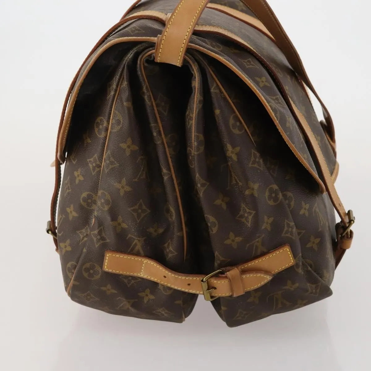 Louis Vuitton Saumur Monogram Canvas, Brown, Canvas, Shoulder Bag