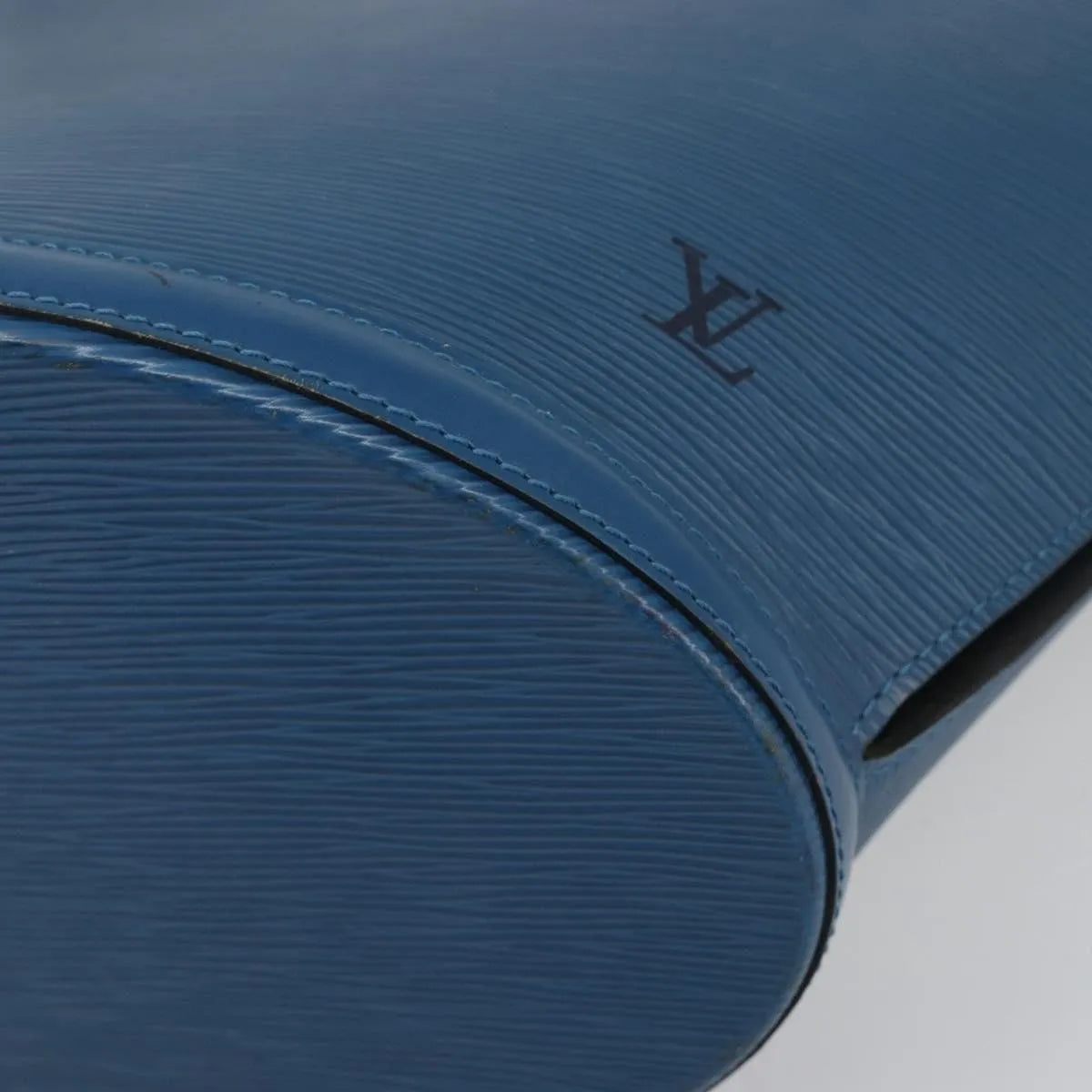 Louis Vuitton Saint Jacques Epi, Blue, Leather, Shoulder Bag