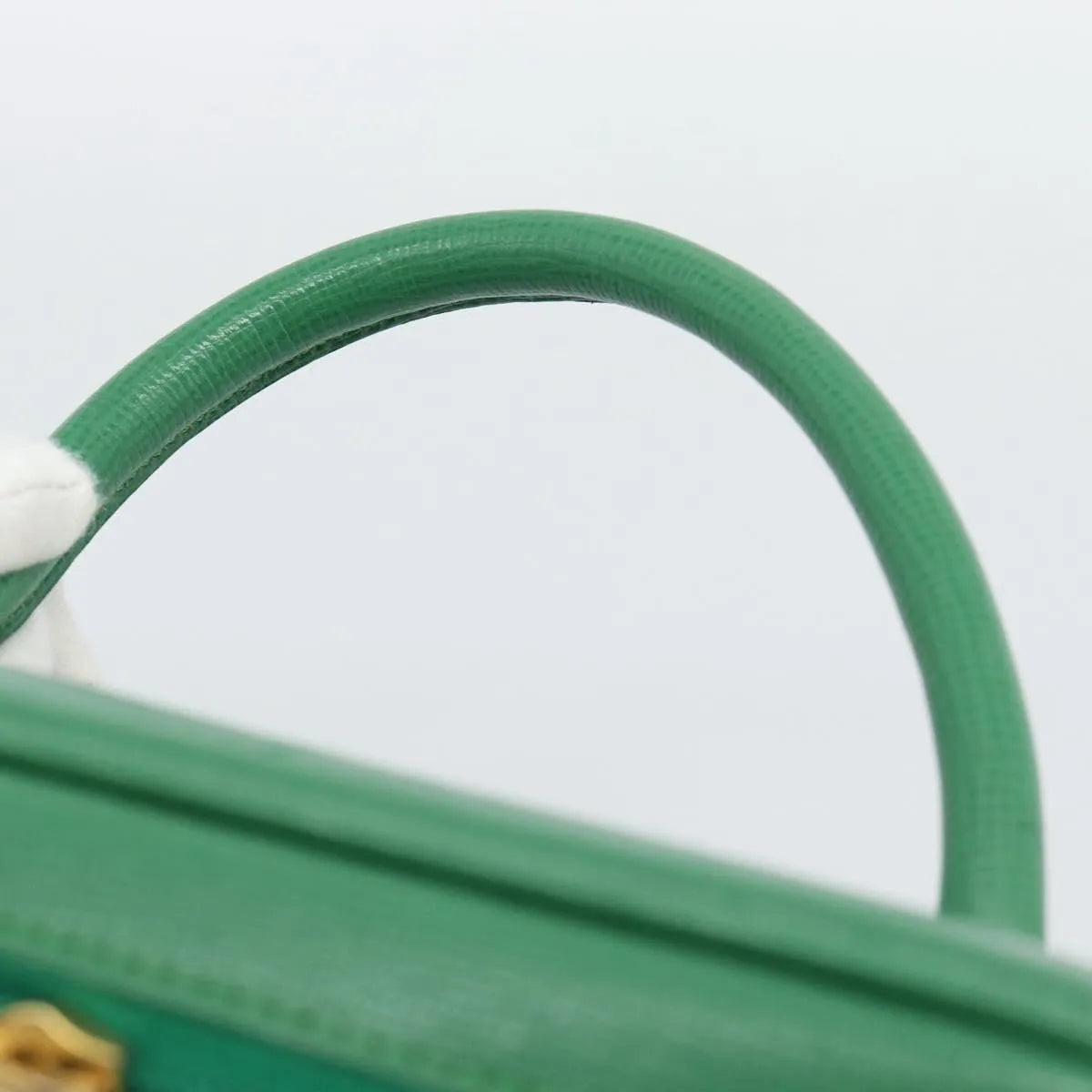 Burberry Vanity Leather, Green, Leather, Clutch