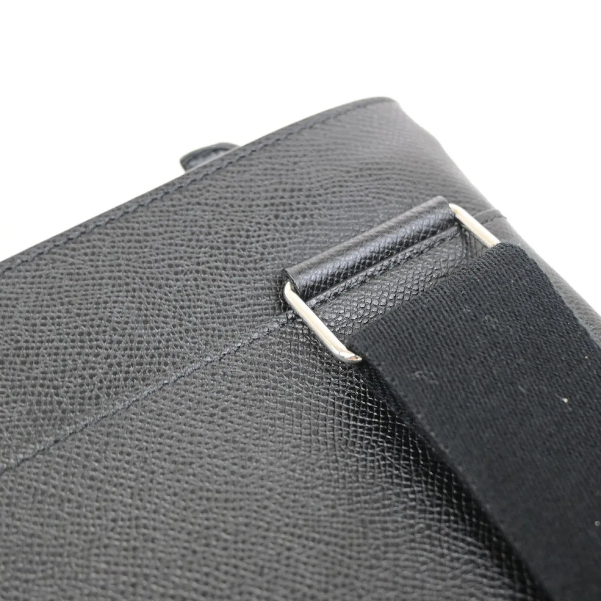 Givenchy Logo Messenger Leather, Black, Leather, Shoulder Bag