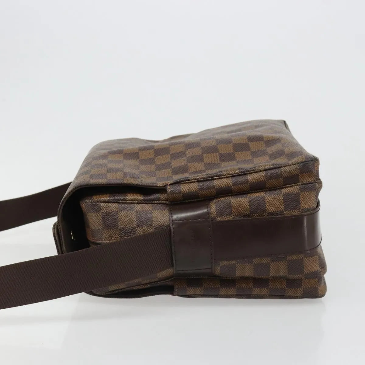 Louis Vuitton Naviglio Damier, Brown, Canvas, Shoulder Bag