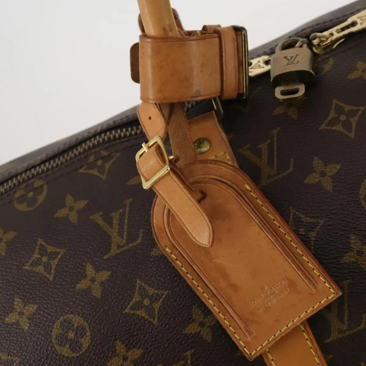 Louis Vuitton Keepall Monogram Canvas, Brown, Canvas, Travel Bag