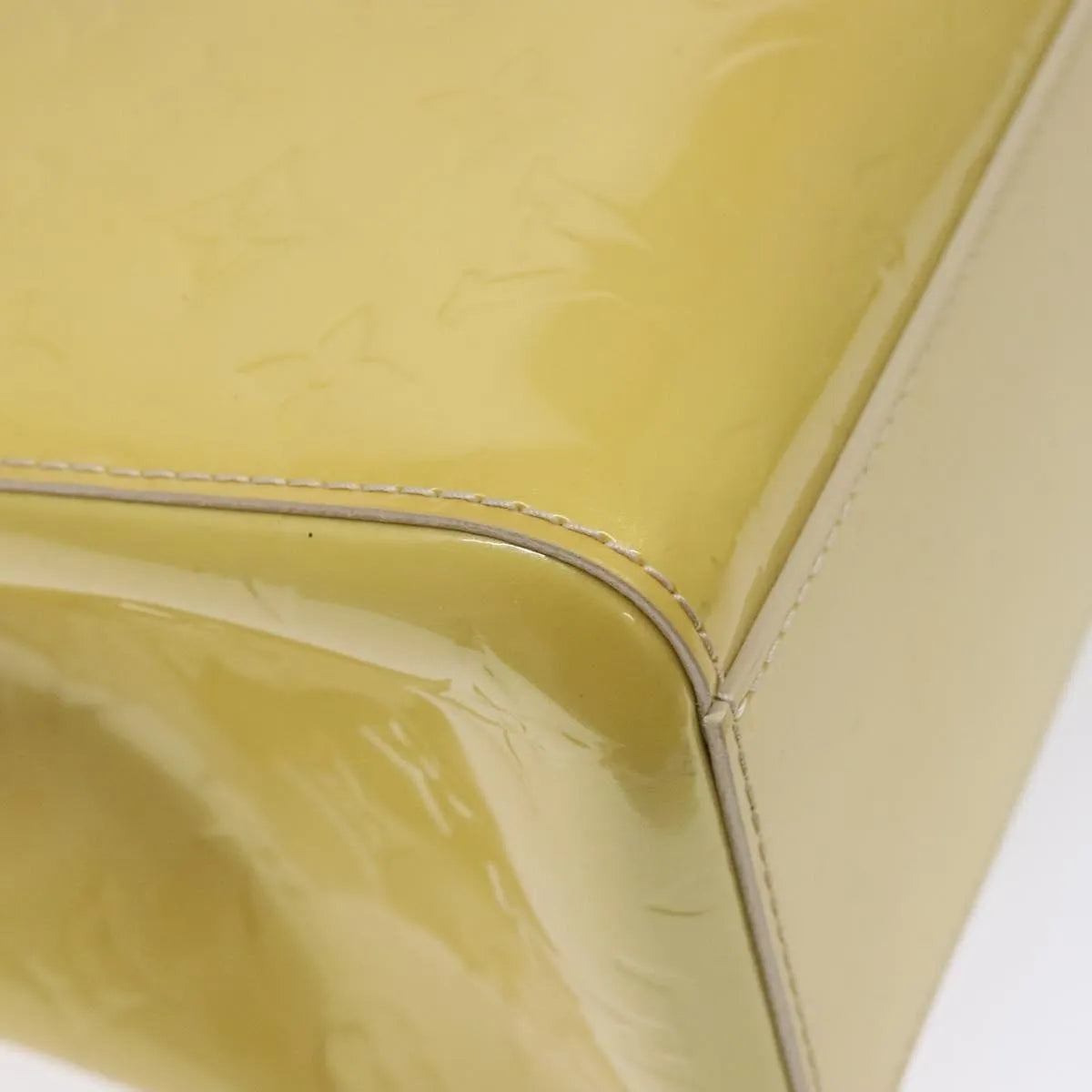 Louis Vuitton Catalina Monogram Vernis, Yellow, Patent Leather, Tote Bag