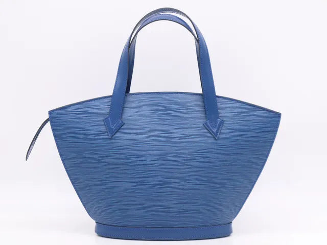Louis Vuitton Saint Jacques Epi Leather, Blue, Leather, Handbag