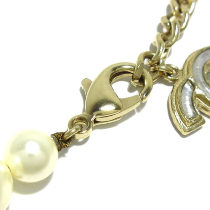 Chanel Collier chanel sautoir CC gold, Gold, Pearl, Necklace