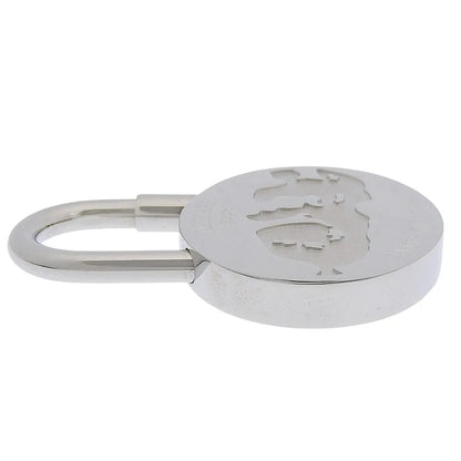 Hermes Annee Mediterranee Cadena Lock Charm Metal, Silver, Metal, Charm