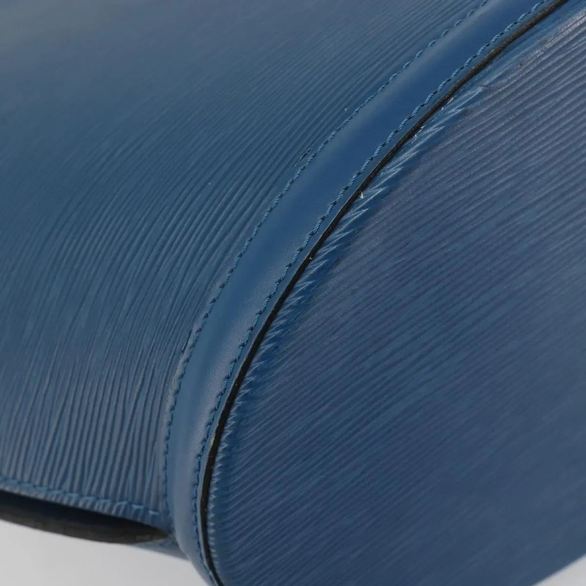 Louis Vuitton Saint Jacques Epi, Blue, Leather, Shoulder Bag
