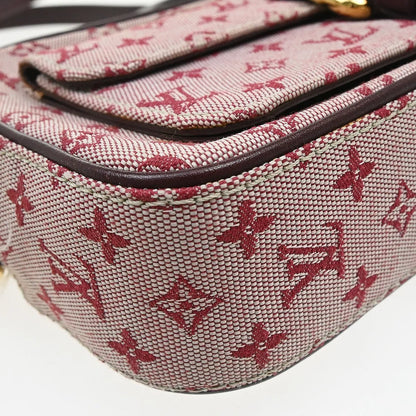 Louis Vuitton Juliette Mini Lin, Red, Canvas, Shoulder Bag