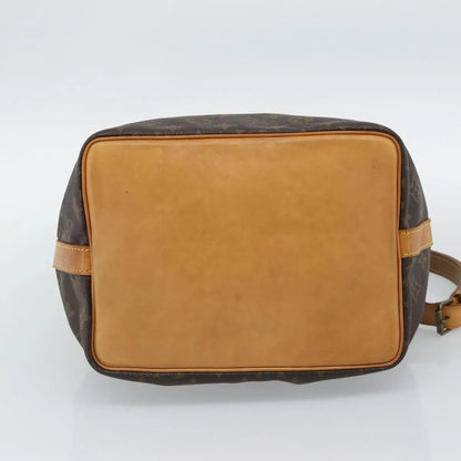 Louis Vuitton Petit Noe Monogram Canvas, Brown, Canvas, Shoulder Bag