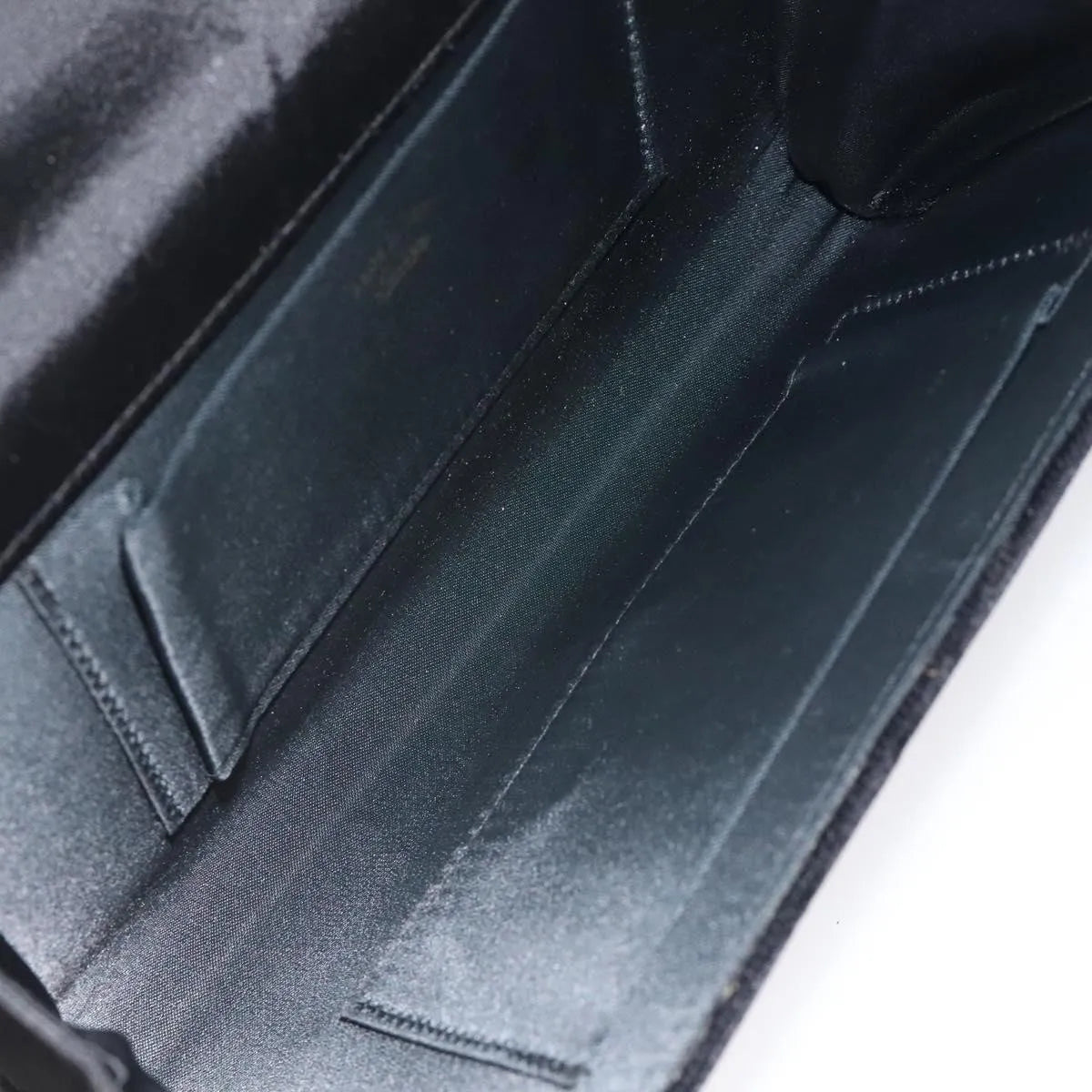 Gucci Vintage Flap Velvet, Black, Velvet, Shoulder Bag