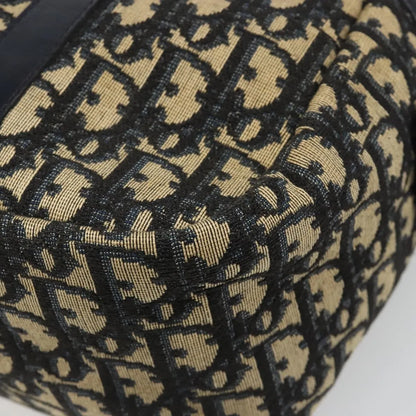 Christian Dior Vintage Trotter Boston Diorissimo Canvas, Navy, Canvas, Handbag