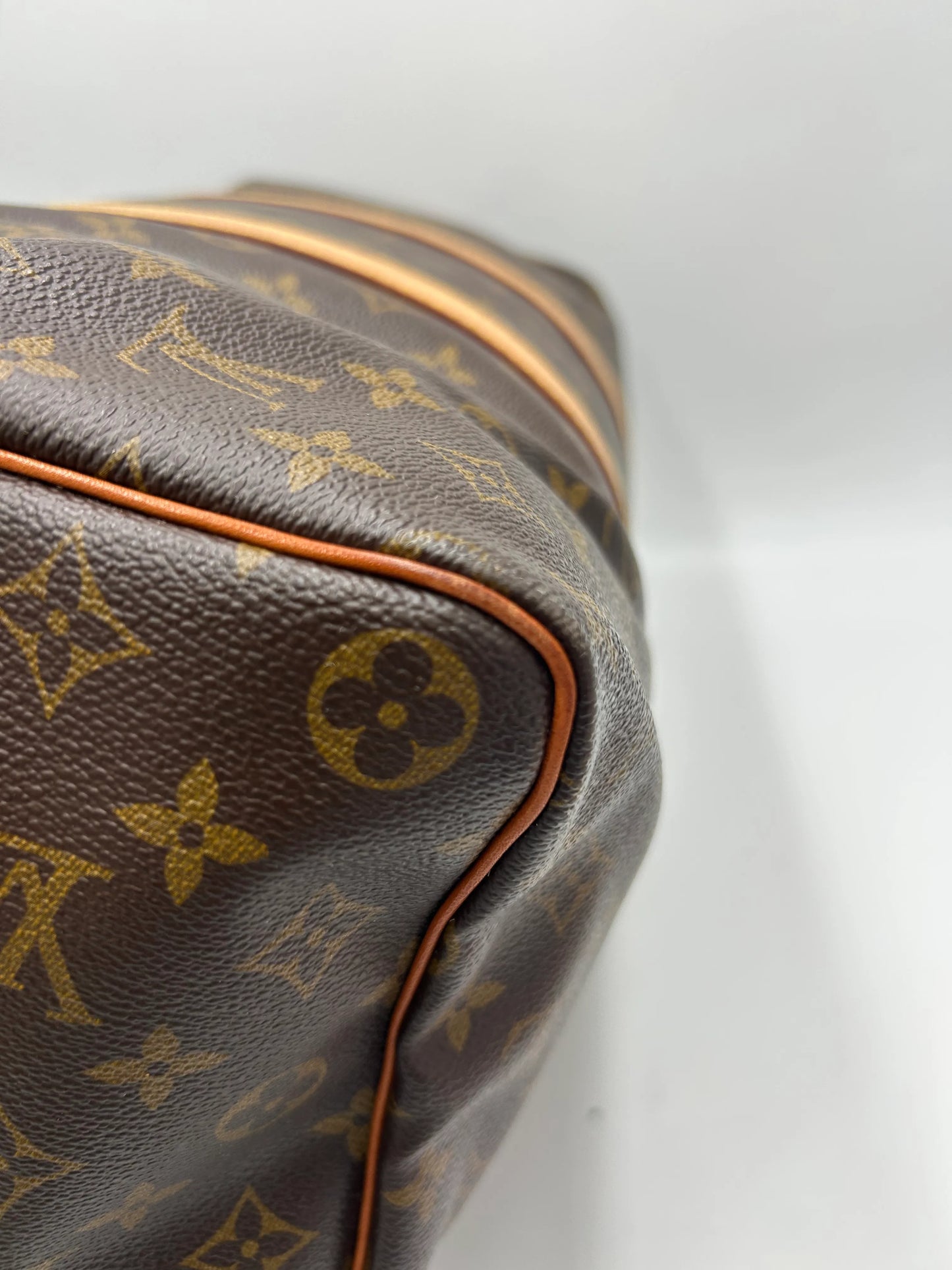 Louis Vuitton keepall bandoulière monogram, Brown, Canvas, Handbag