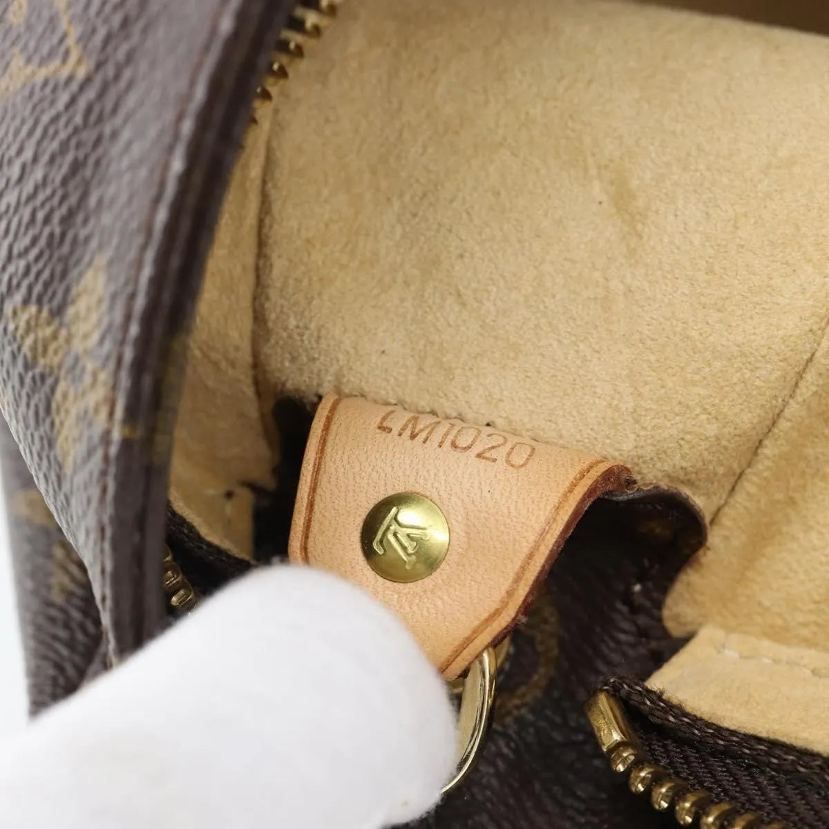 Louis Vuitton Looping Monogram Canvas, Brown, Canvas, Handbag