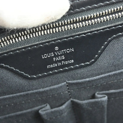 Louis Vuitton Poche Documents Damier Graphite, Gray, Canvas, Clutch