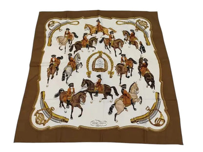 Hermes Carré 90 Silk multicolor, Multicolour, Silk, Scarf
