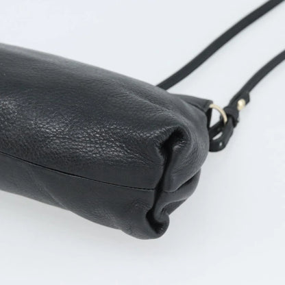 Chloe Lily Leather, Black, Leather, Shoulder Bag